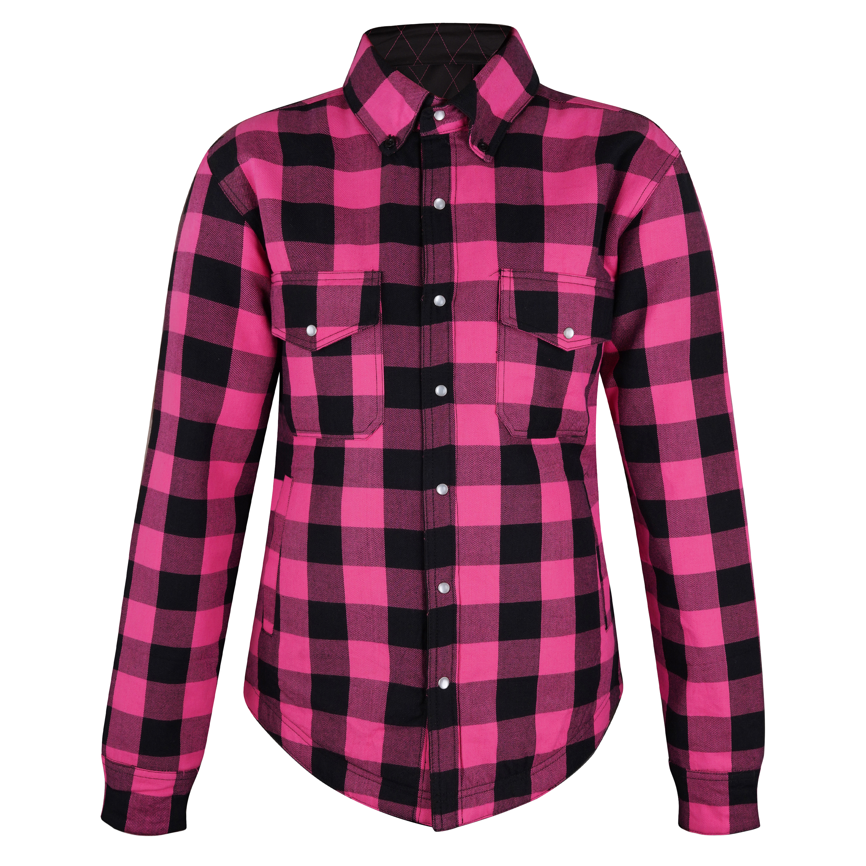 LADIES FLANNEL REVERSIBLE JAKCET
