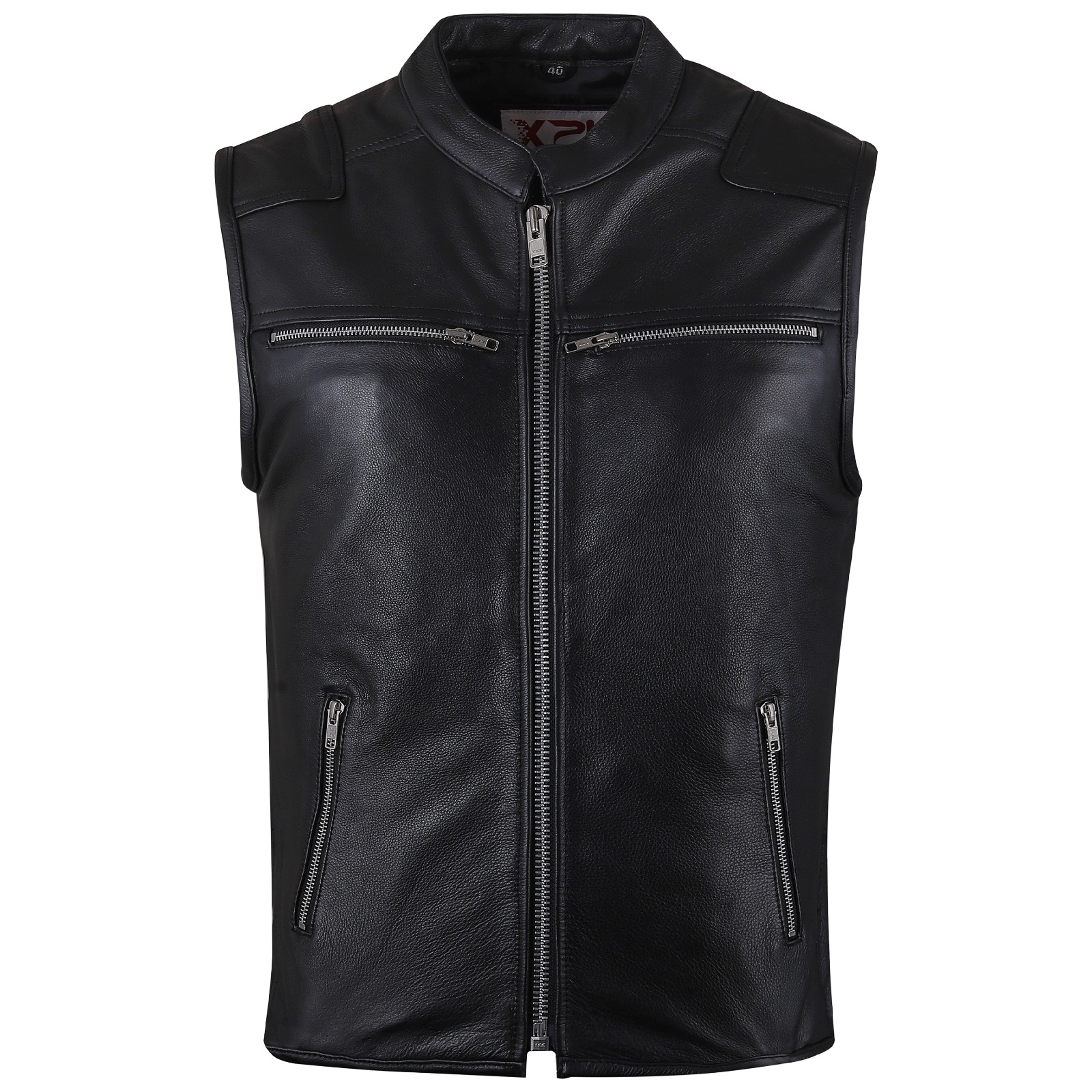 MENS LEATHER VESTS
