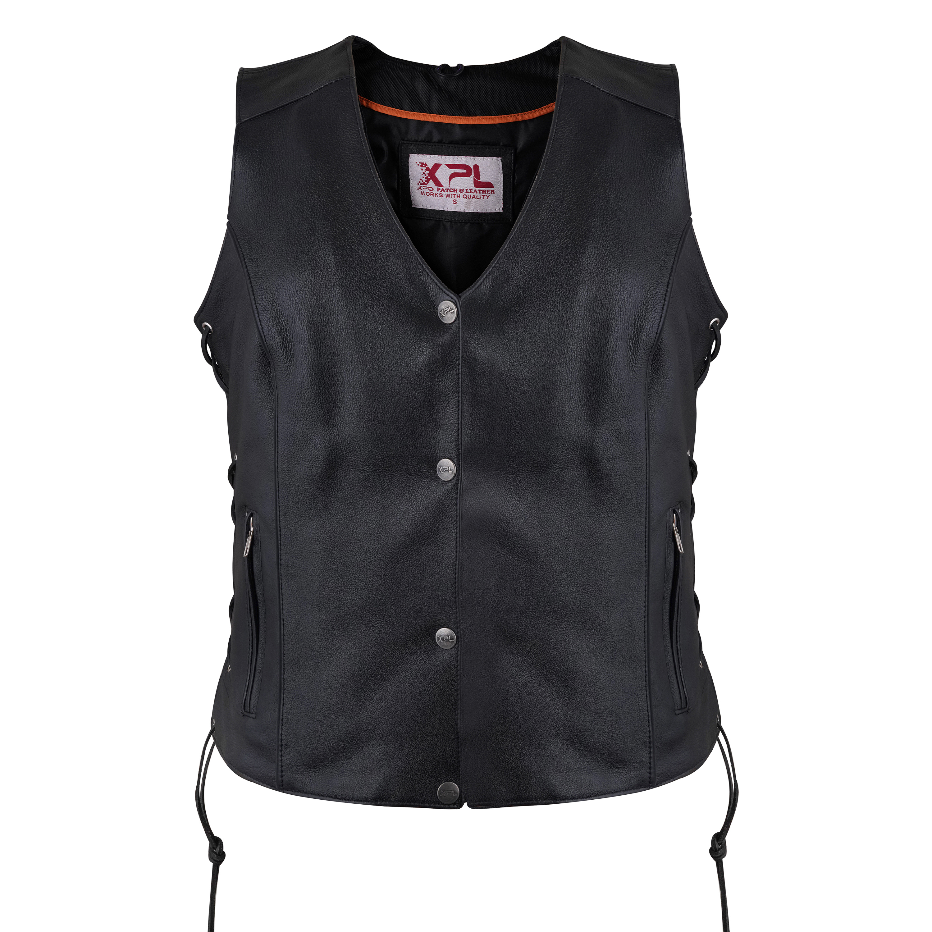 LADIES LEATHER VEST