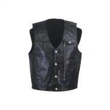 MENS LEATHER VESTS