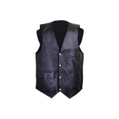 MENS LEATHER VESTS