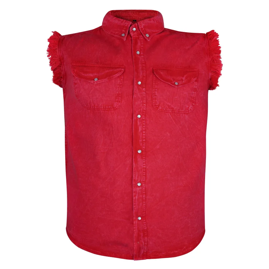 MENS CUTT OFF SHIRT